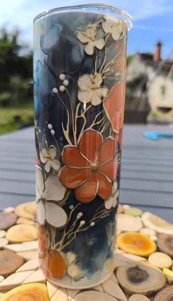 Bouteille "Fleurs patriotique" N°1