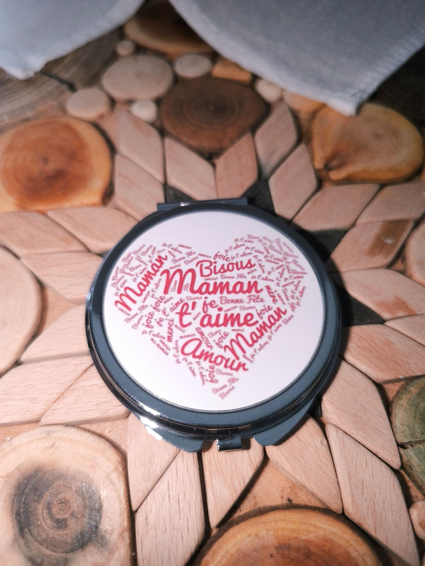 Miroir "Cœur maman" N°35