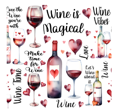 bouteille "Wine time" N°12