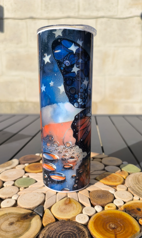 Bouteille "Papillon USA" N°3