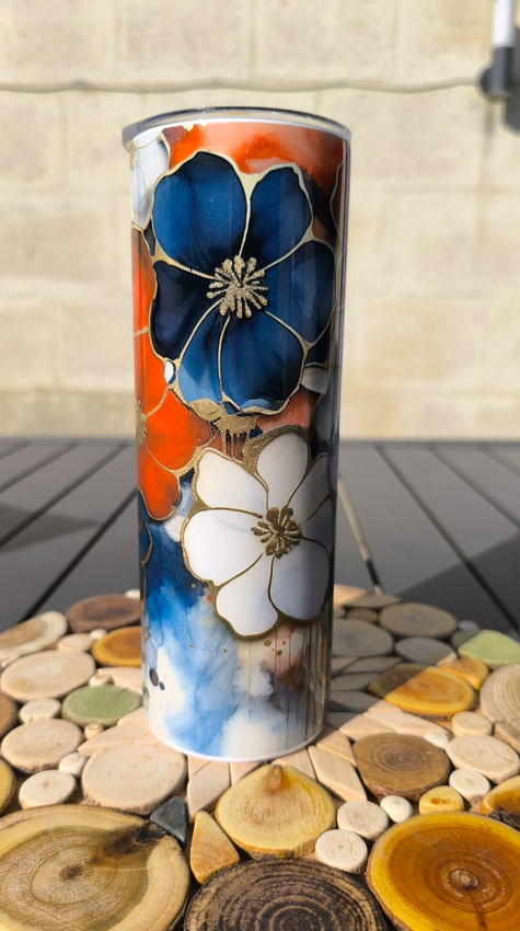 Bouteille "Fleurs " N°11