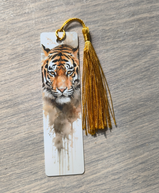 Marque pages "Tête de tigre"