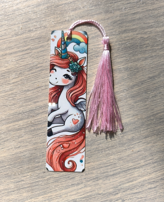 Marque page "Licorne"