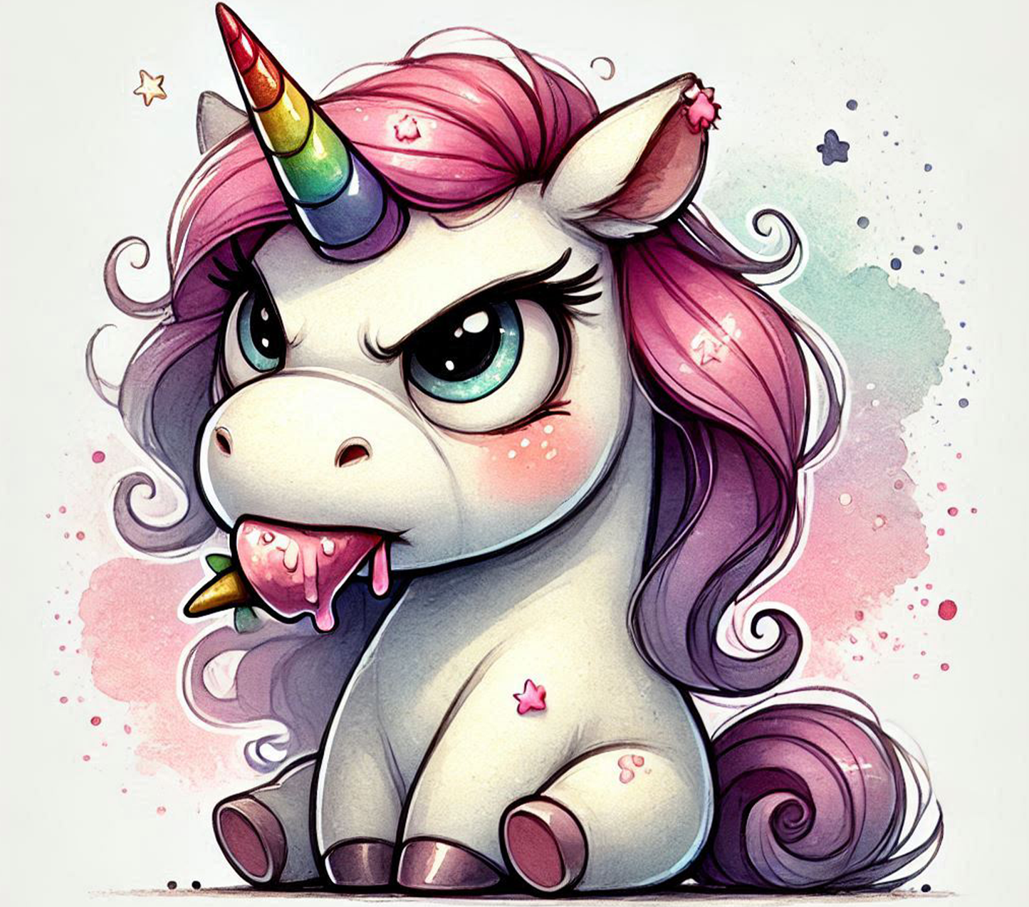 Gourde "Licorne" N°17