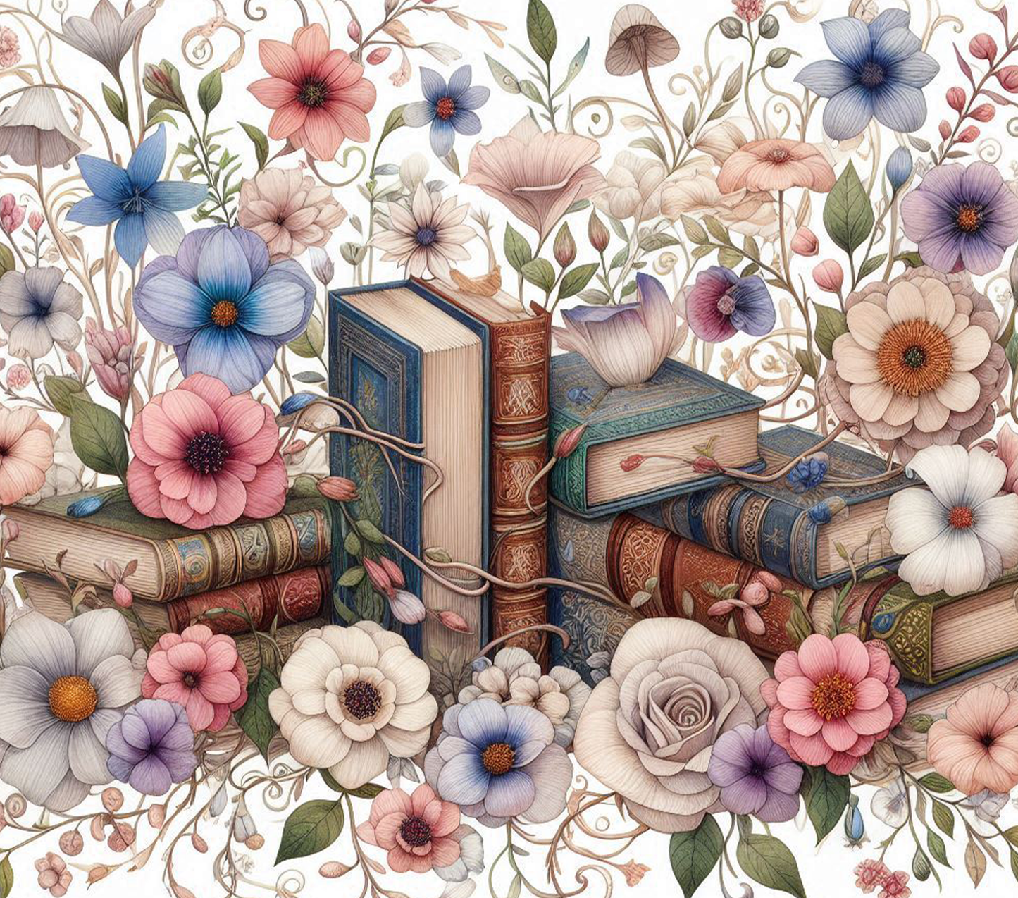 Bouteille "Livres" N°8